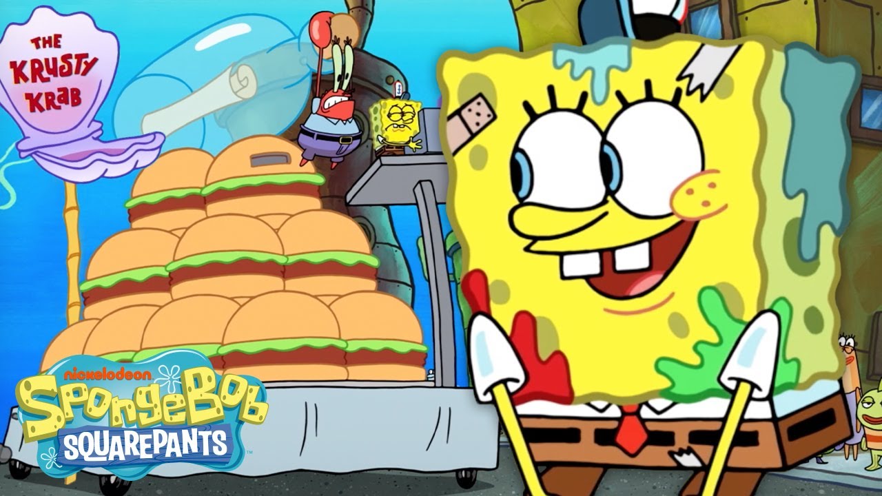 SpongeBob Builds a Krusty Krab Parade Float! 🍔 | 