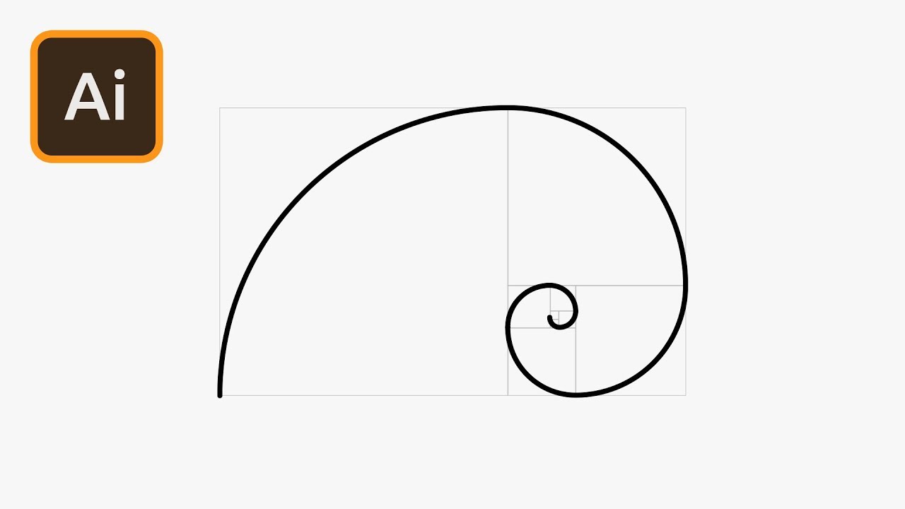 Golden Spiral in Illustrator | 2 Minute Tutorial