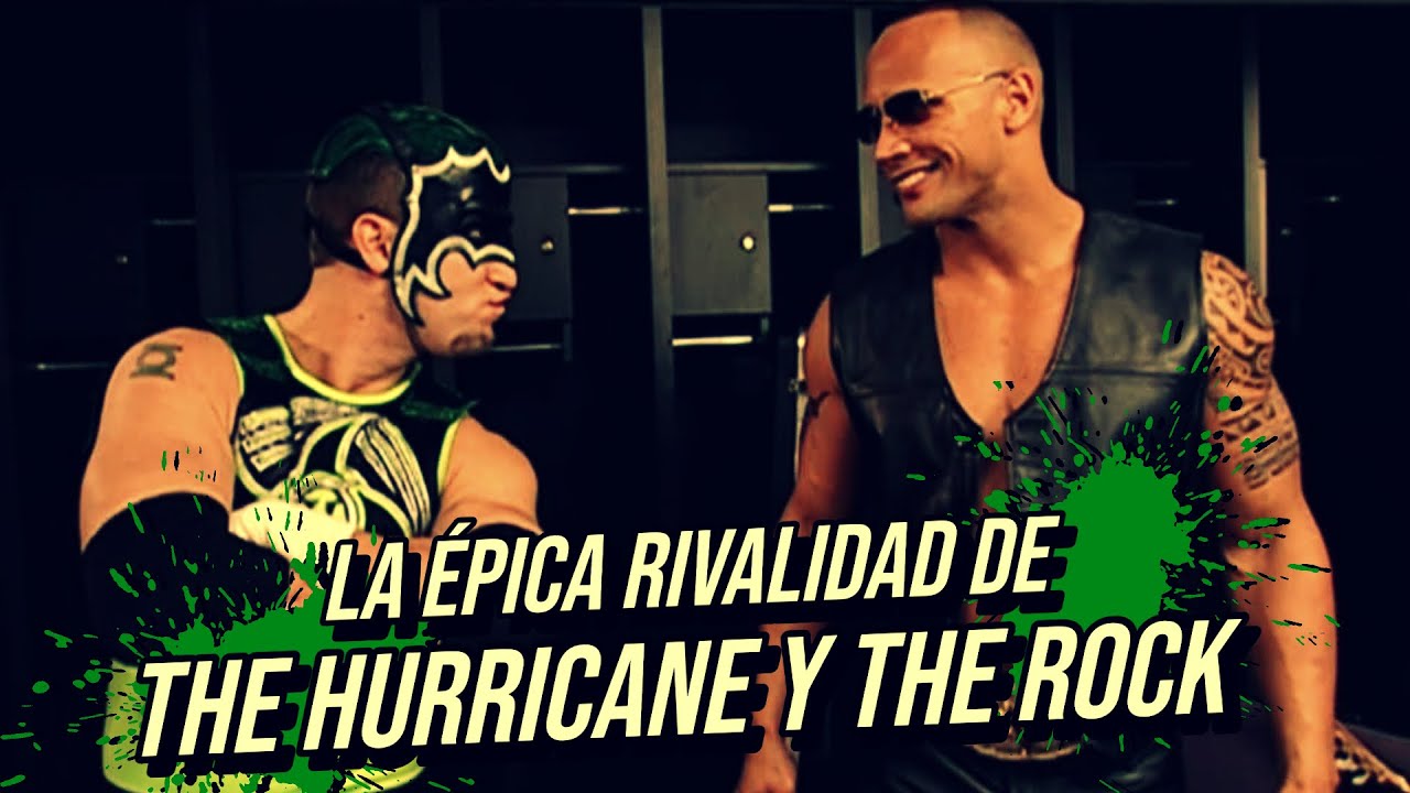 Superhéroe vs. Icono: ¡La GRAN RIVALIDAD de THE ROCK y THE HURRICANE en WWE!