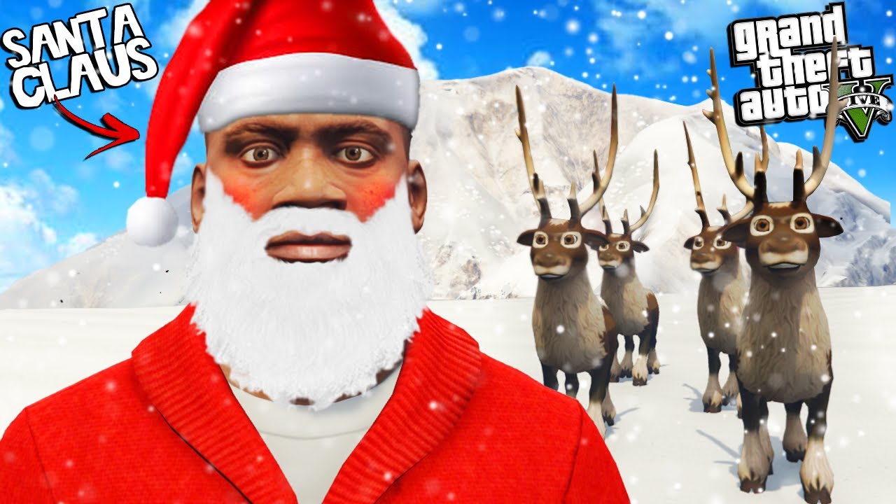 FRANKLIN becomes SANTA CLAUS in GTA 5