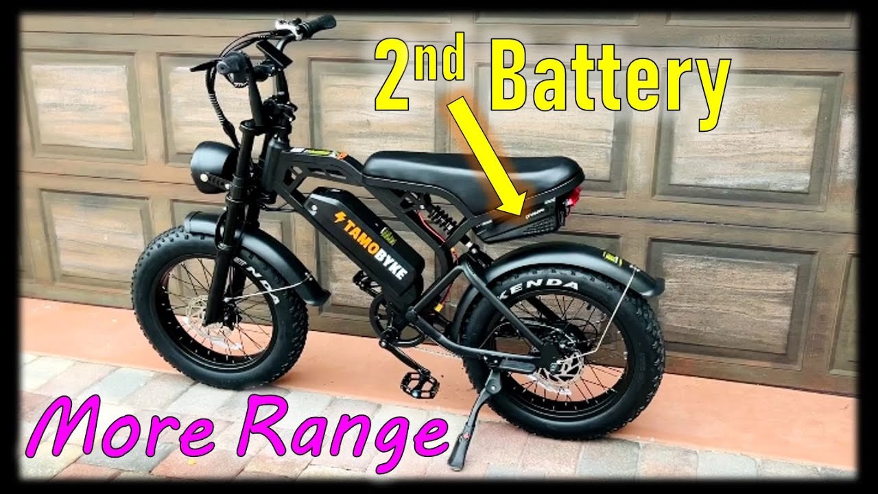 Extra Battery on TamoByke V20 or Movcan V20 - more range