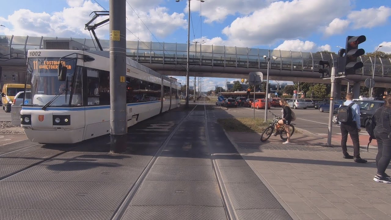 Tramwaje Gdańsk 2019. Linia 11 - TRAM CAB RIDE.