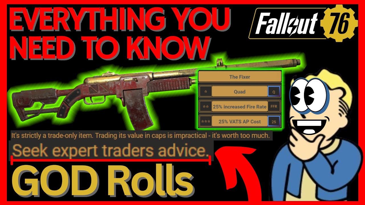 Intro to GOD ROLLS (Most Expensive) Weapons in Fallout 76