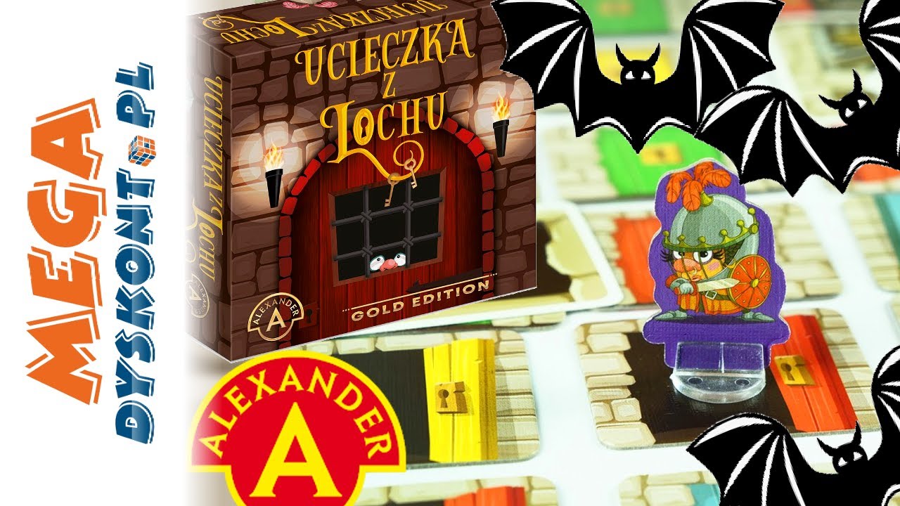 UCIECZKA Z LOCHU ☠️ Gold edition ⚔️ ALEXANDER ☠️ gra planszowa ⚔️ MegaDyskont