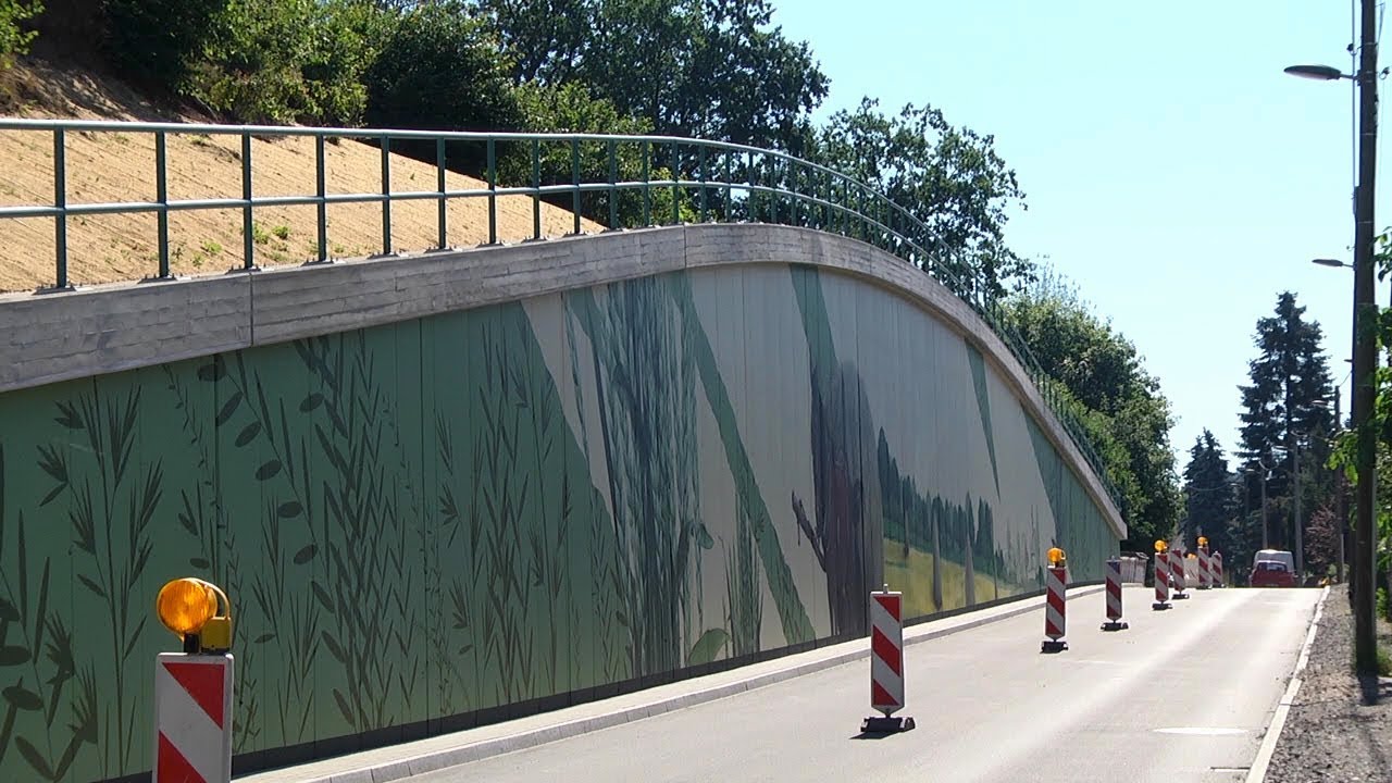 Neubau der Stützwand in Ortmannsdorf abgschlossen