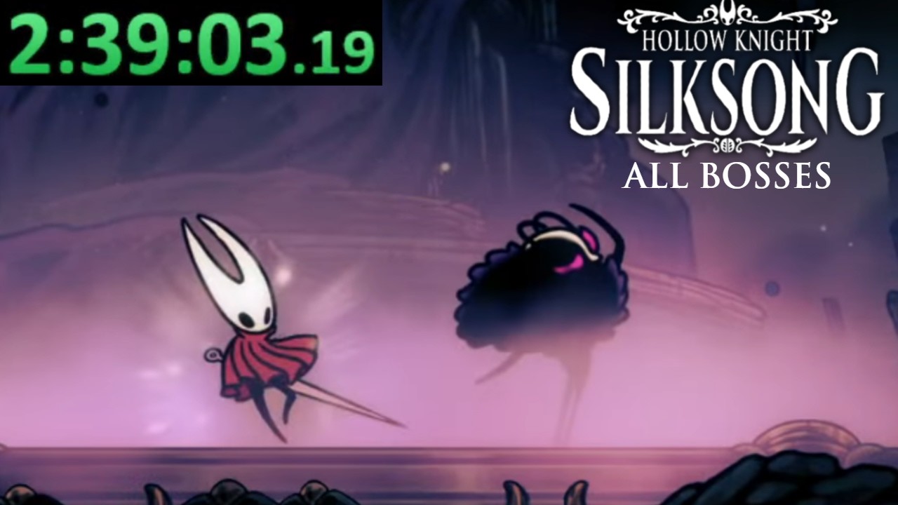 First full Silksong ALL BOSSES speedrun! um... gulp