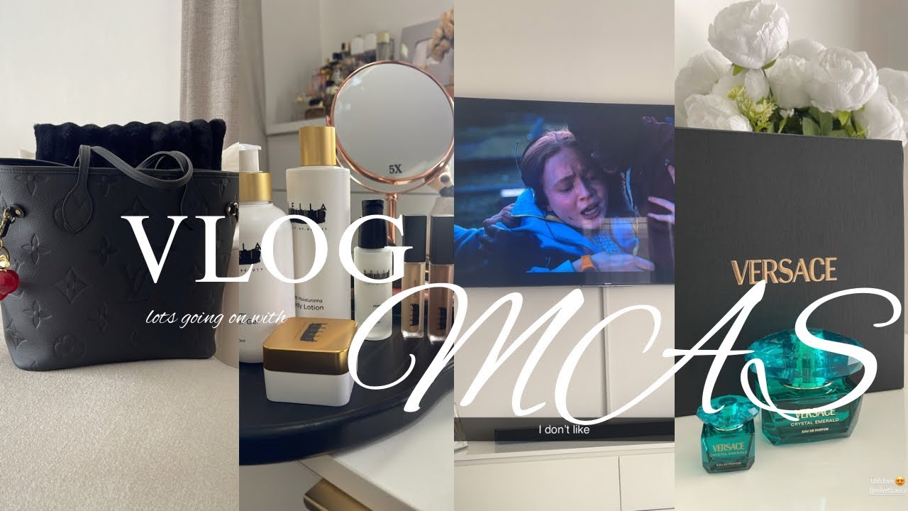 VLOGMAS EP 3 : WHATS IN MY BAG + VERSACE PERFUME + WOOD THERAPY + RF TREATMENT +MORE