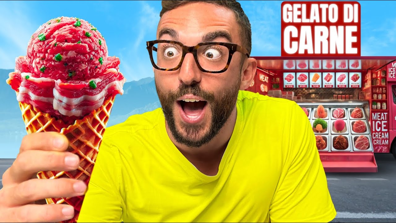 Ho mangiato il GELATO di CARNE !! *Non siete pronti*