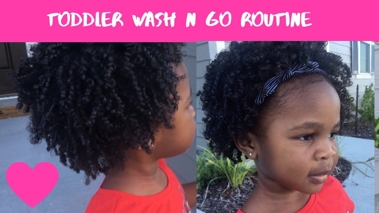 Toddler Wash n Go || Curly Hair Routine ||