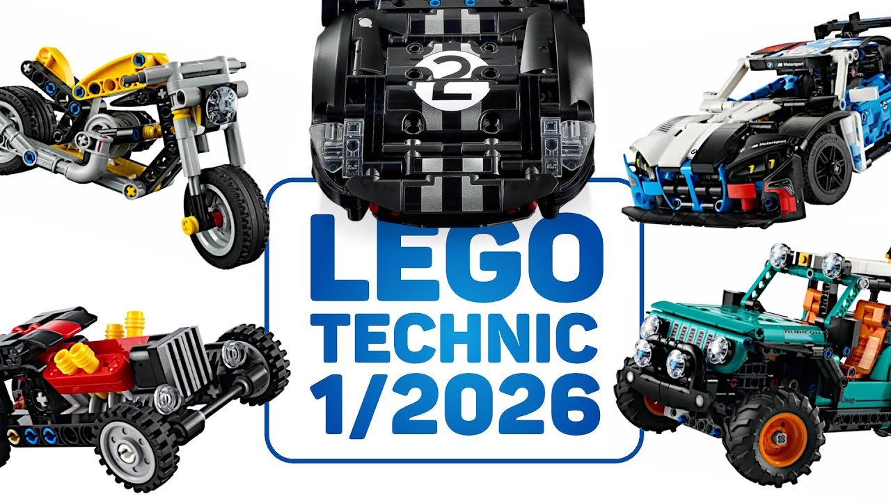 NEW LEGO Technic 1/2026 Sets Reveal!