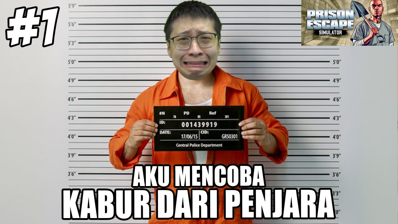 Aku MASUK PENJARA TERKETAT DI DUNIA - Prison Escape Simulator Indonesia - Part 1