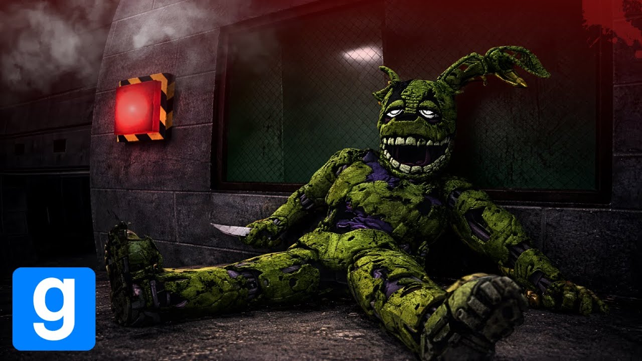 O RETRO SPRINGTRAP ESTÁ MAIS ASSUSTADOR… | ESCONDE-ESCONDE Gmod