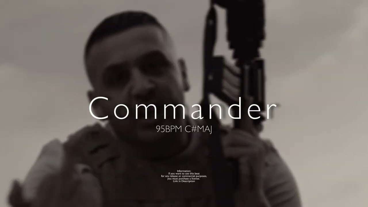 Kurdo Type Beat - "Commander" | Hard Street Rap Beat | Prod. by Slagovsky