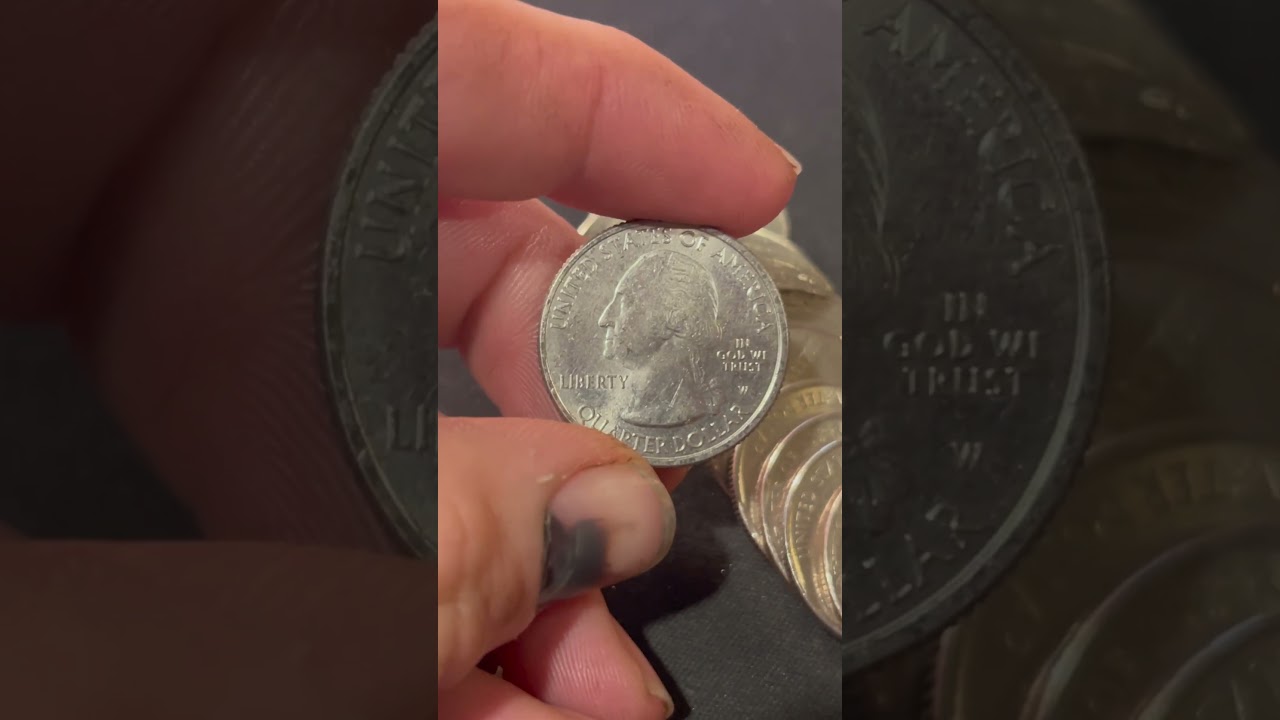 2019-W Quarter Found Coin Roll Hunting