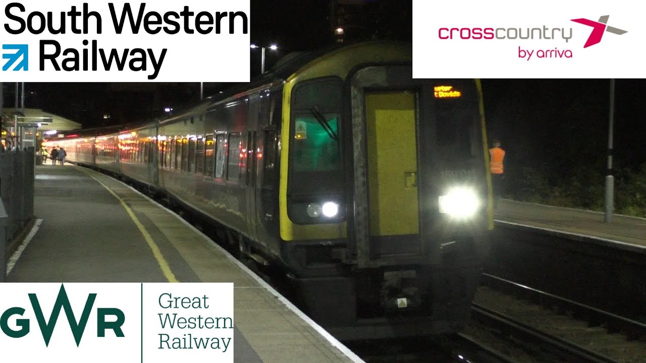 Trains at Basingstoke, SWML - 14th October 2021