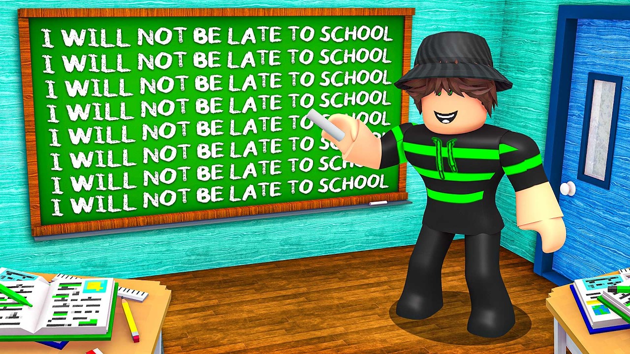 Roblox Опоздал в школу!