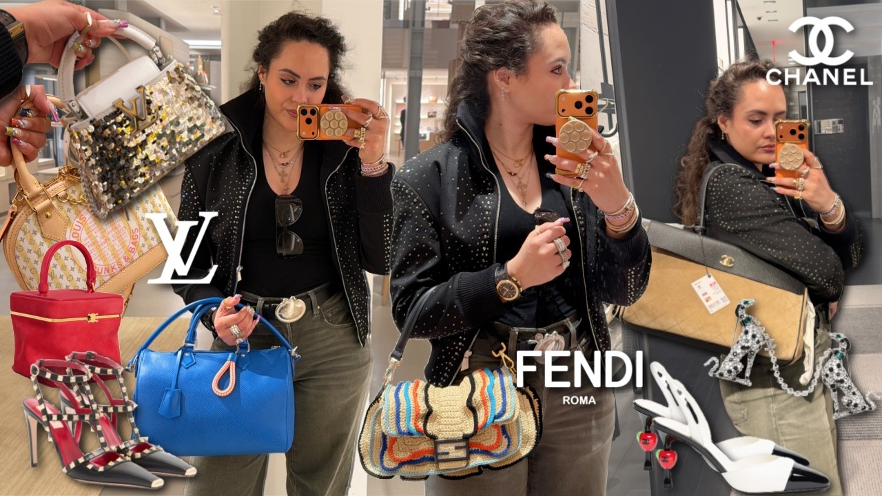*СУМКИ НОВОГО СЕЗОНА* Роскошный шопинг: видеоблог с участием Louis Vuitton, Fendi и немного Chanel.