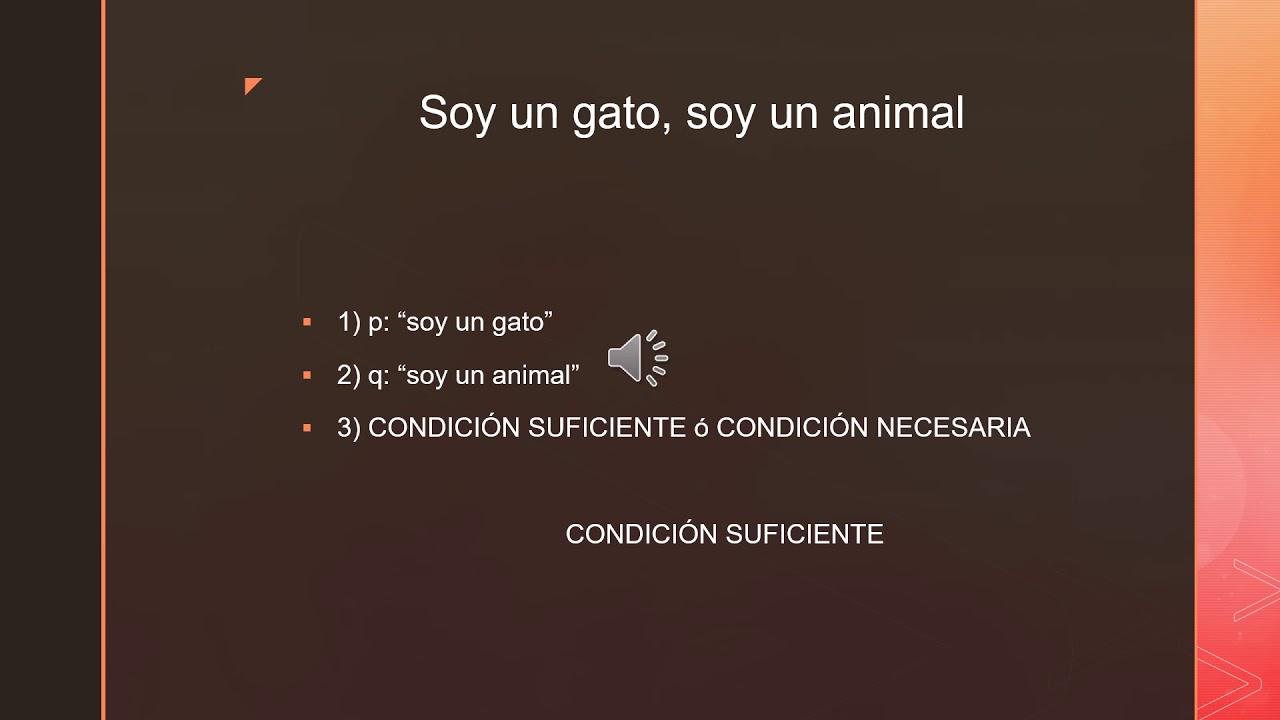 Condición Necesaria y Condición Suficiente
