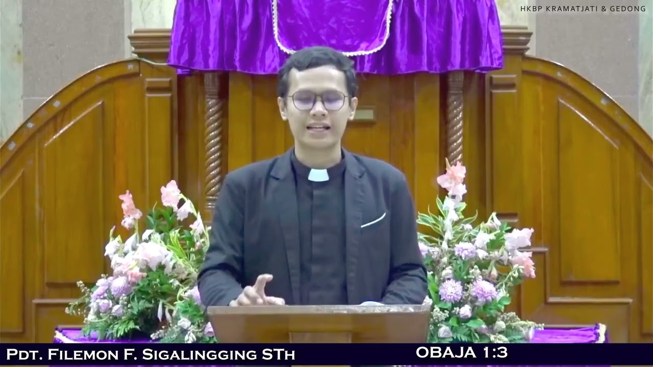 Renungan, Obaja1 : 3 (13 Maret 2026) Pdt Filemon F. Sigalingging STh #hkbpkramatjati