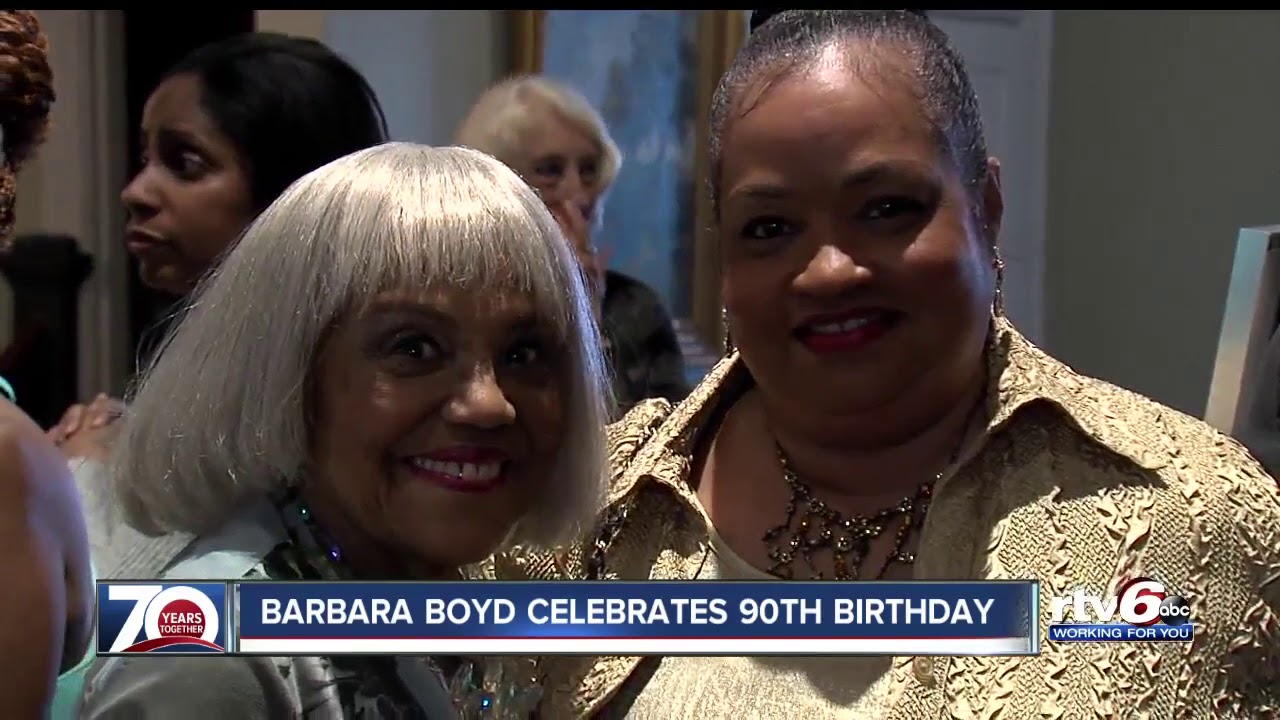 Former WRTV anchor Barbra Boyd celebrates 90th birthday