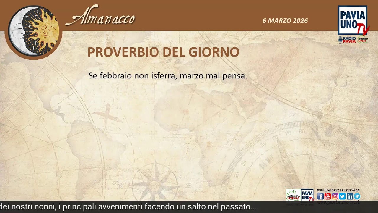 Almanacco - 6 Marzo 2026