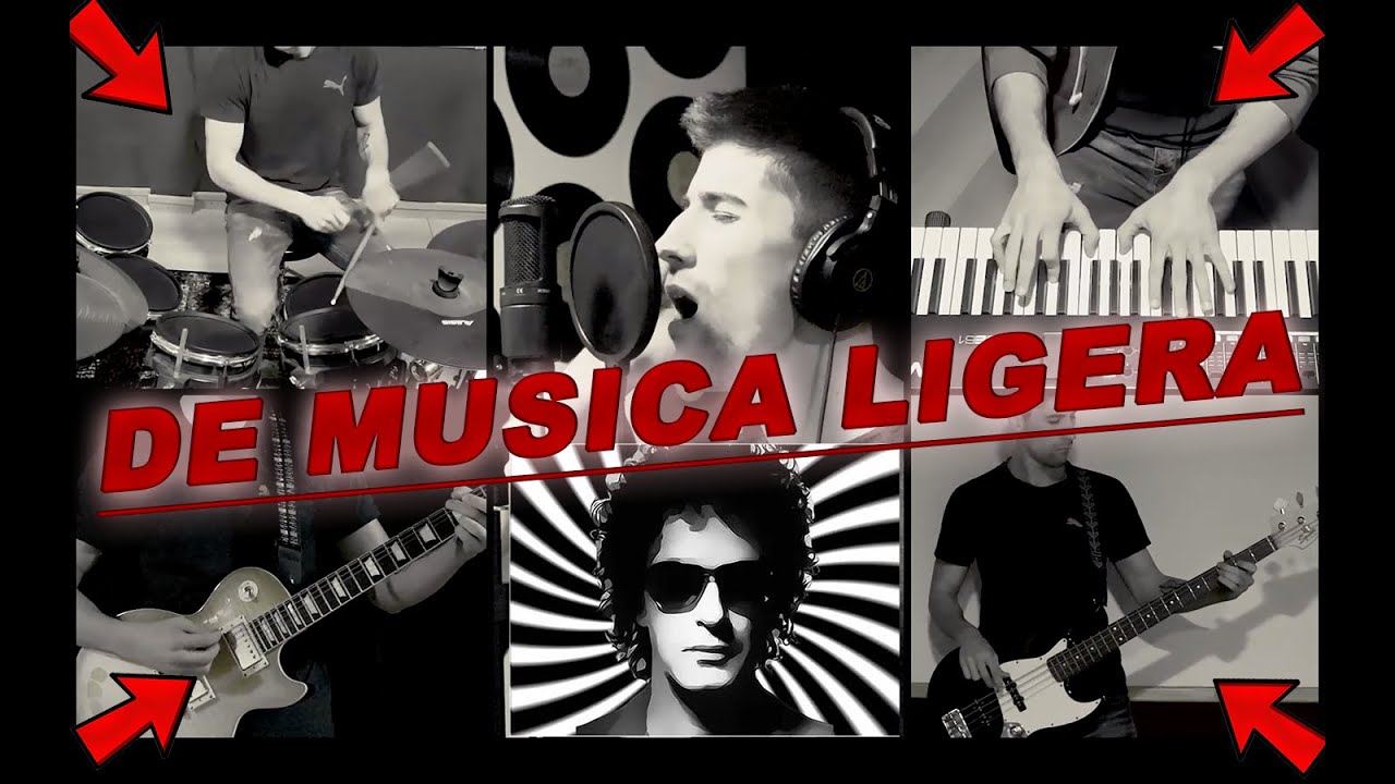 SODA STEREO (Cover) 🎵- DE MUSICA LIGERA (Todos los instrumentos 🎤🎸🎹🥁)