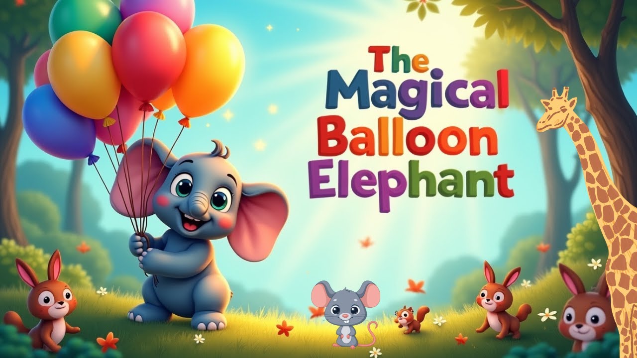 🌈 The Balloon Elephant 🐘 | Moral Story for Kids | Animated English Story | Storikids English