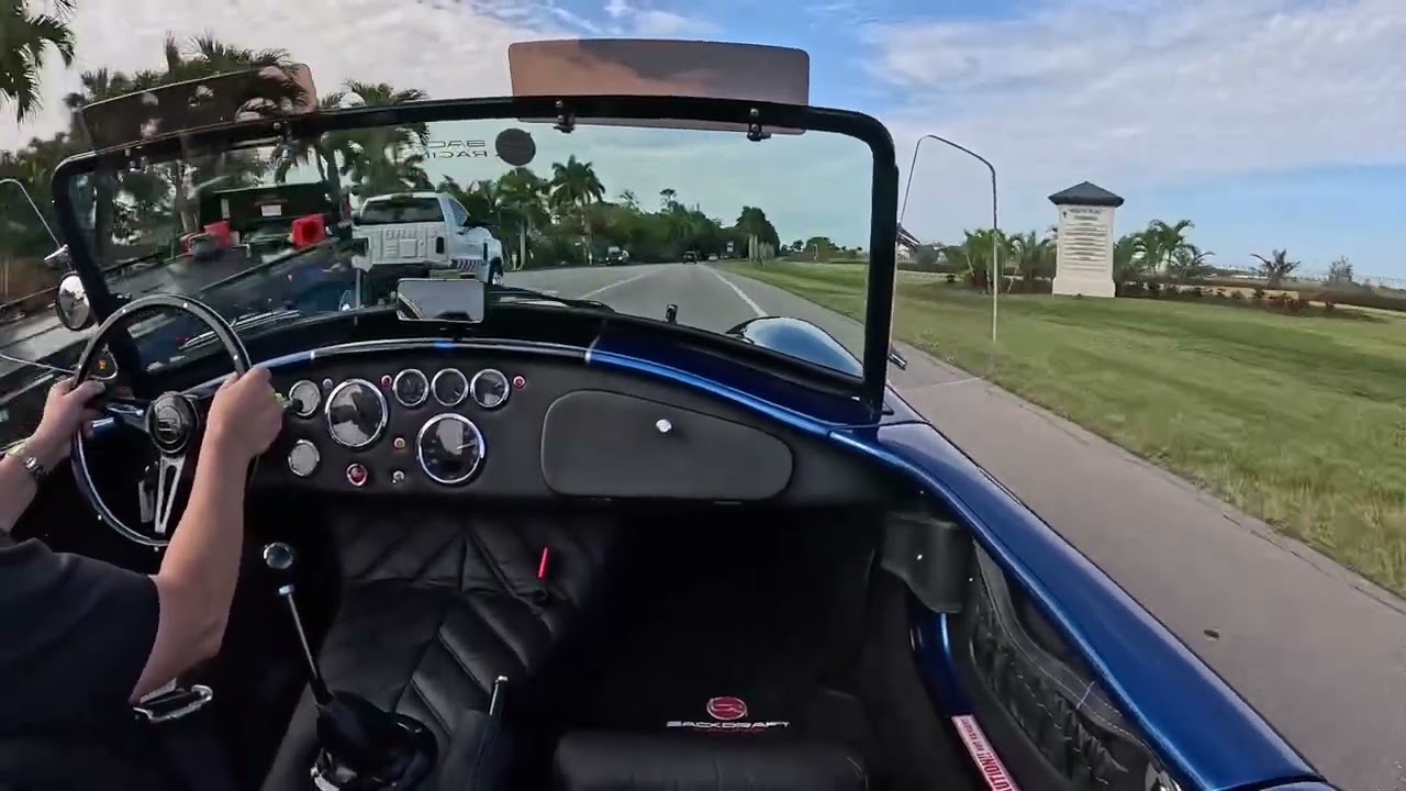 1965 Backdraft Cobra 427 V8 Drive and Exhaust Sound