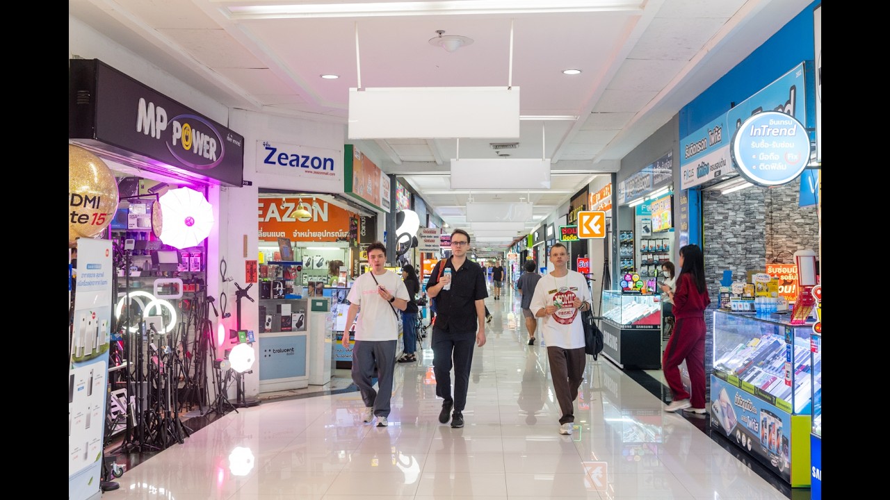 [4K] Walk inside Fortune Town Bangkok a largest IT center for computers gadgets and technology