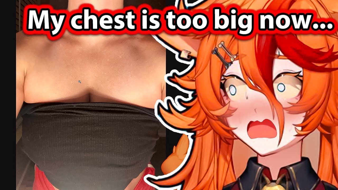 Buff Realizes Thar Her IRL Chest Have Grown Too Much...