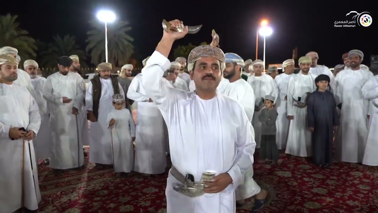 البرعة من حفل زواج الشيخ مشعل بن ماجد بن مصبح المعمري