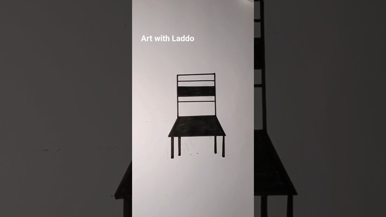 chair drawing||easy drawing by tricks#chair#trending #viral #youtubeshorts #short #tricks #reels ..