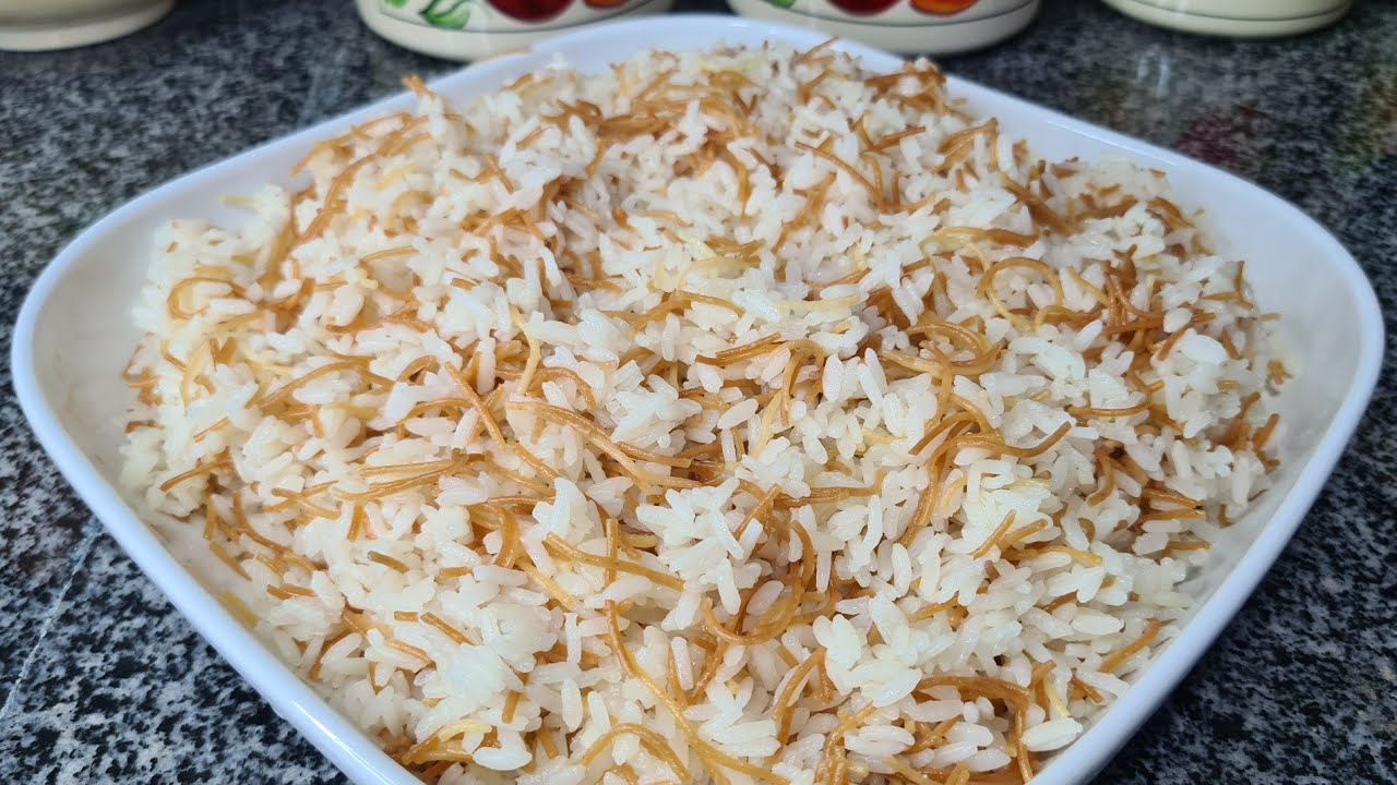 رز مصري بالشعيرية ما رح يعجن معكن أبداً😍