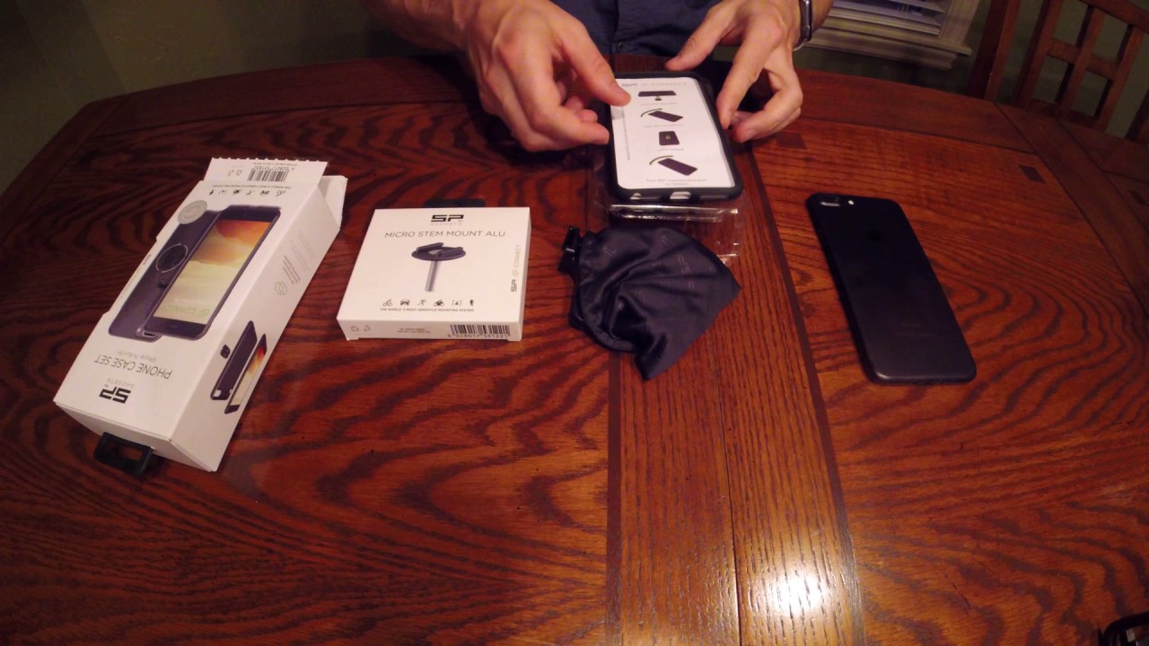 SP Gadgets SP Connect iPhone 7+ Phone Case Set and Micro Stem Mount Alu Unboxing
