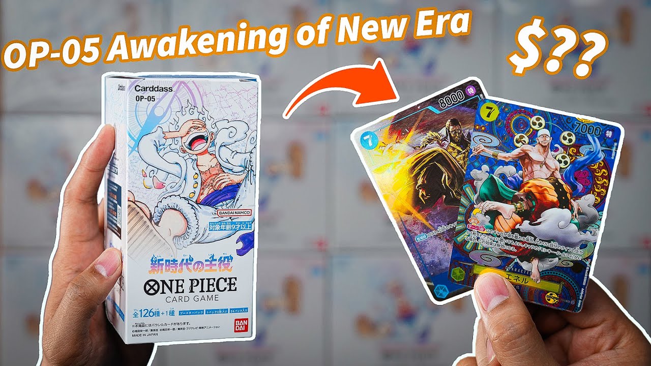 Opening One Piece Card Awakening of New Era Booster Box | OP-05 Box 1