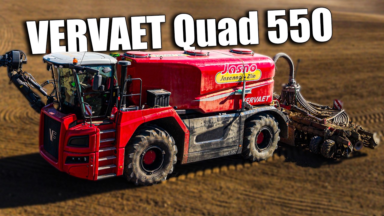 Aplikácia močovky a digestátu, VERVAET Quad 550, JASNO, POV/Gopro