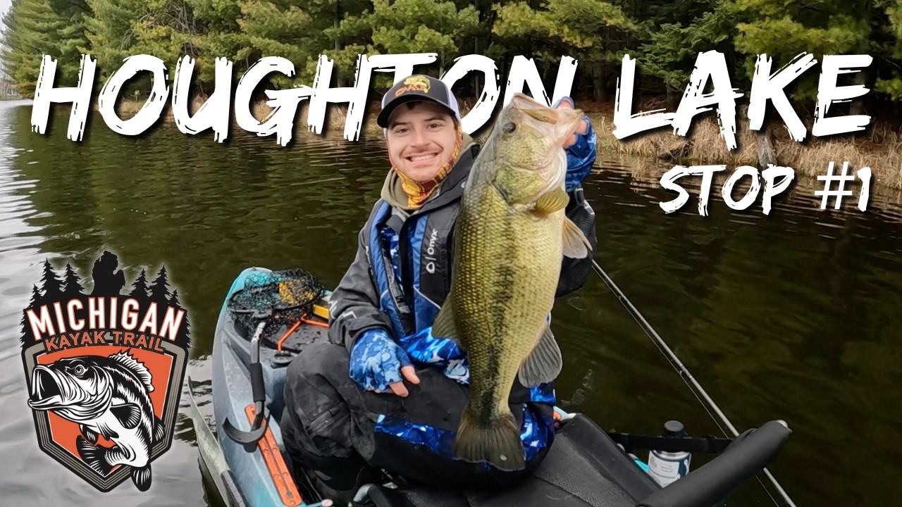 Nearly Top 10! Epic Kayak Bass Tournament on Houghton Lake | Michigan Kayak Trail