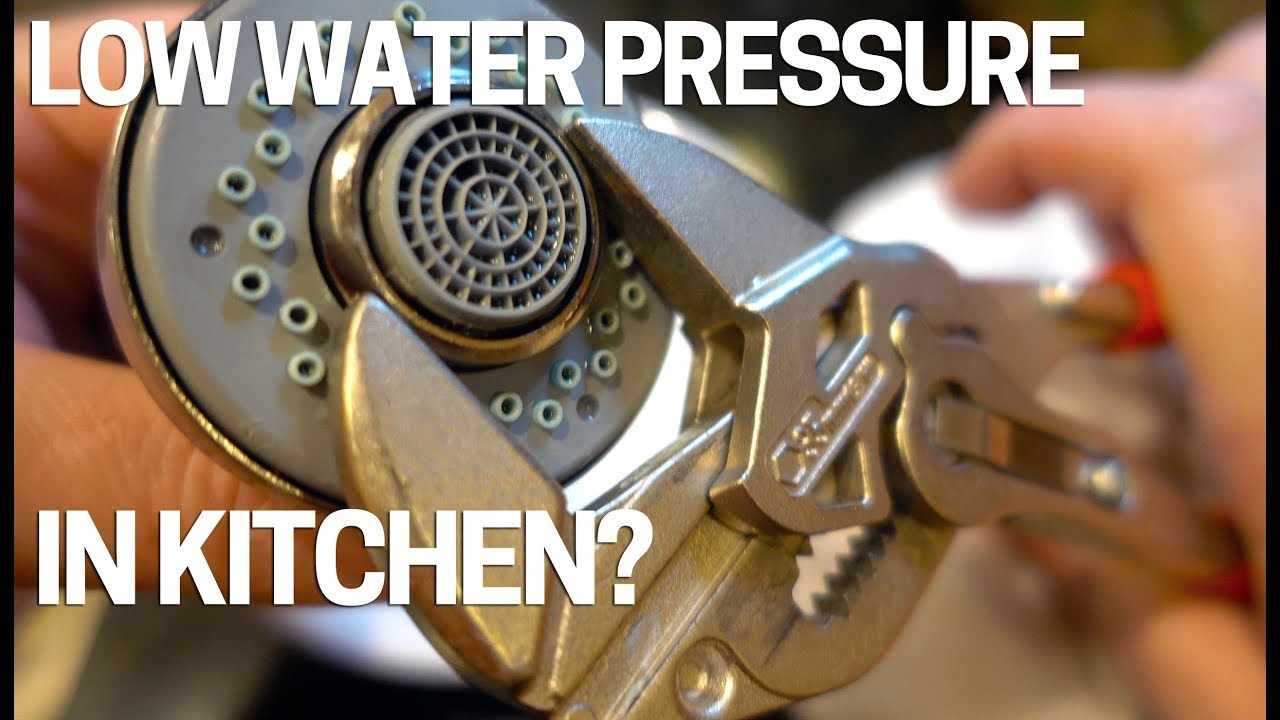 Low Water Pressure/Flow Kitchen Faucet - Easy Fix