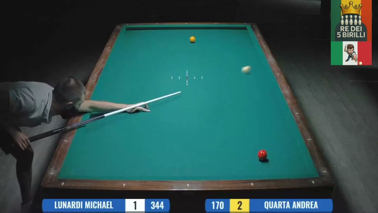 Michael Lunardi vs Andrea Quarta – Parte 2 | 5 Birilli 🎱🇮🇹