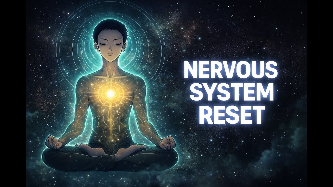 Deep Nervous System Reset | 432 Hz Calm Field + 6 Hz Theta
