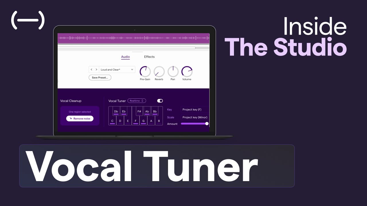 Never sing the wrong note again with Soundtrap's Vocal Tuner