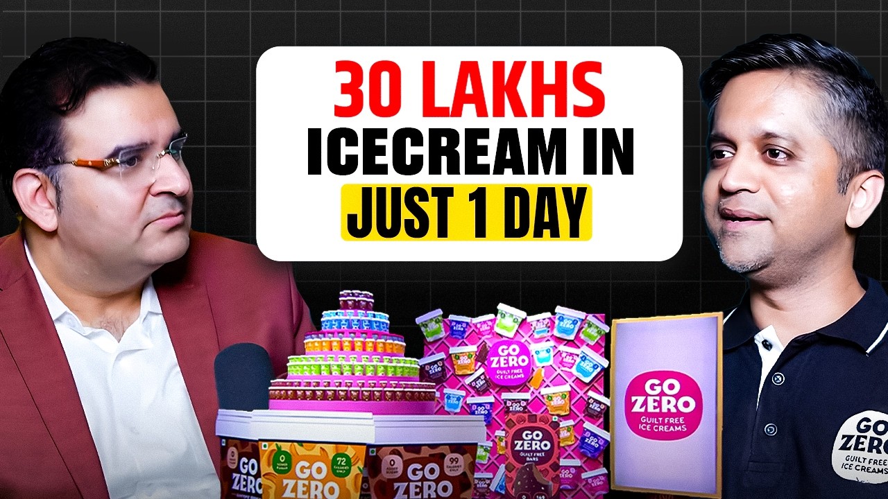 How Kiran Shah Scaled ₹30L/Day Ice‑Cream Brand | Go Zero Story | SK Podcast EP05