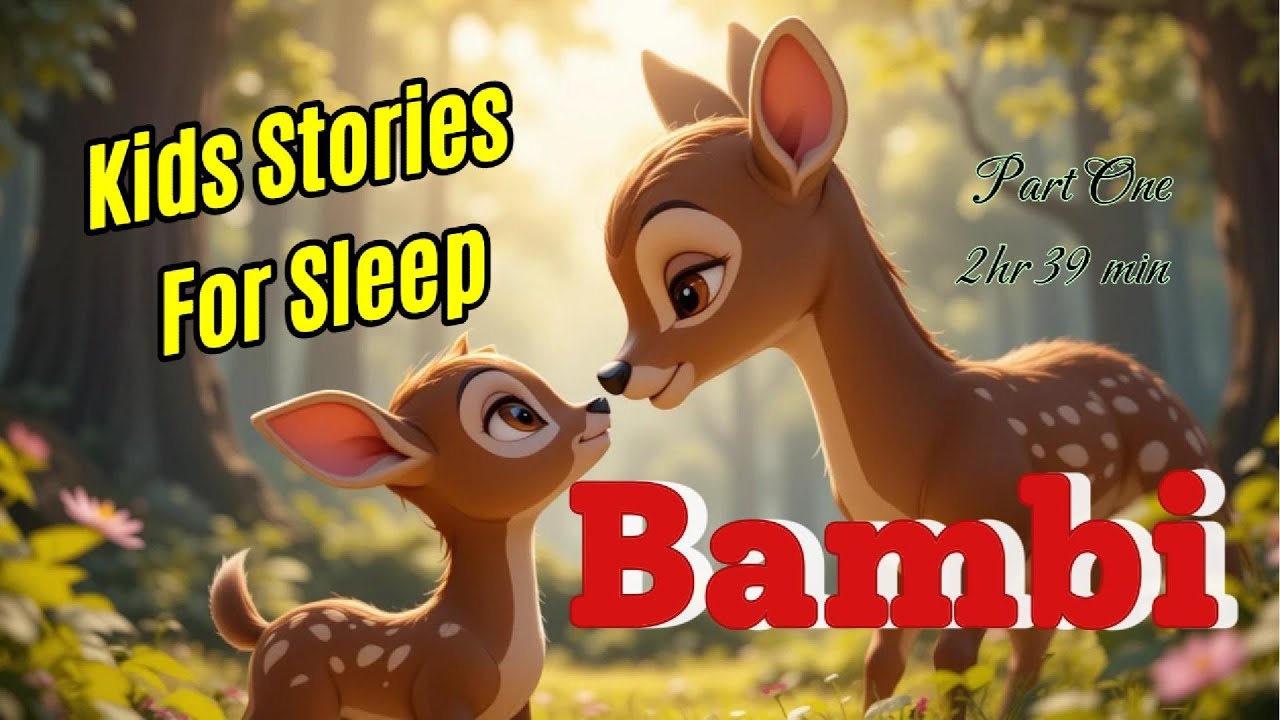 Kids Stories For Sleep | Part 1 - Bambi 🌙✨ A Magical Bedtime Story for Kids 🌙✨