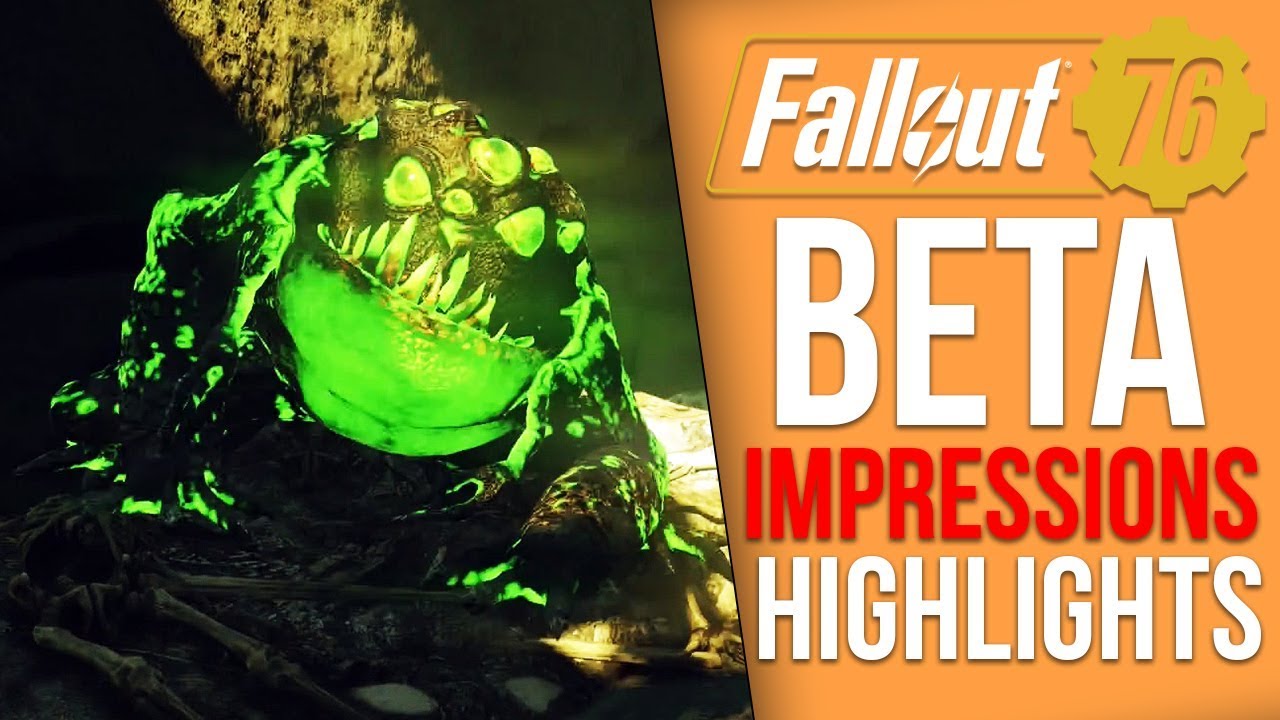 Fallout 76 BETA Highlights - Glitches, Finding the Brotherhood of Steel, The Cranberry Bog