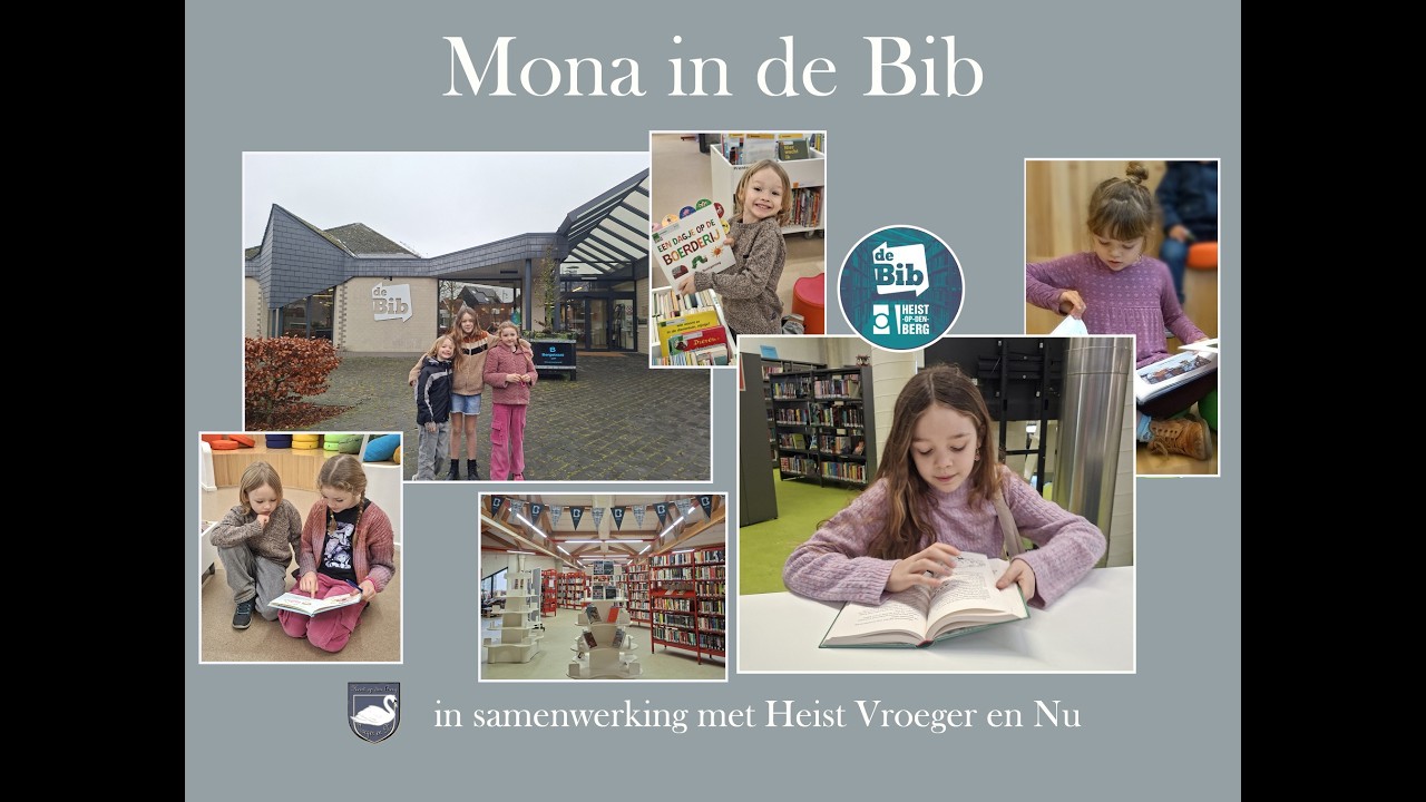 Mona in de Bib van Heist-op-den-Berg