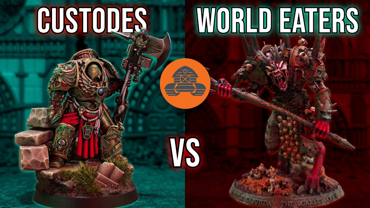 *11th EDITION!* Custodes vs World Eaters | Warhammer 40k Battle Report