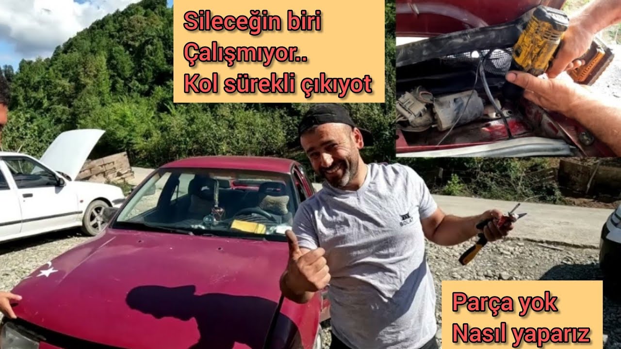 OPEL ASTRA SİLECEĞİN BİRİ ÇALIŞMIYOR / CAM SİLECEK KOLU SÜREKLİ ÇIKIYOR PRATİK ÇÖZÜM