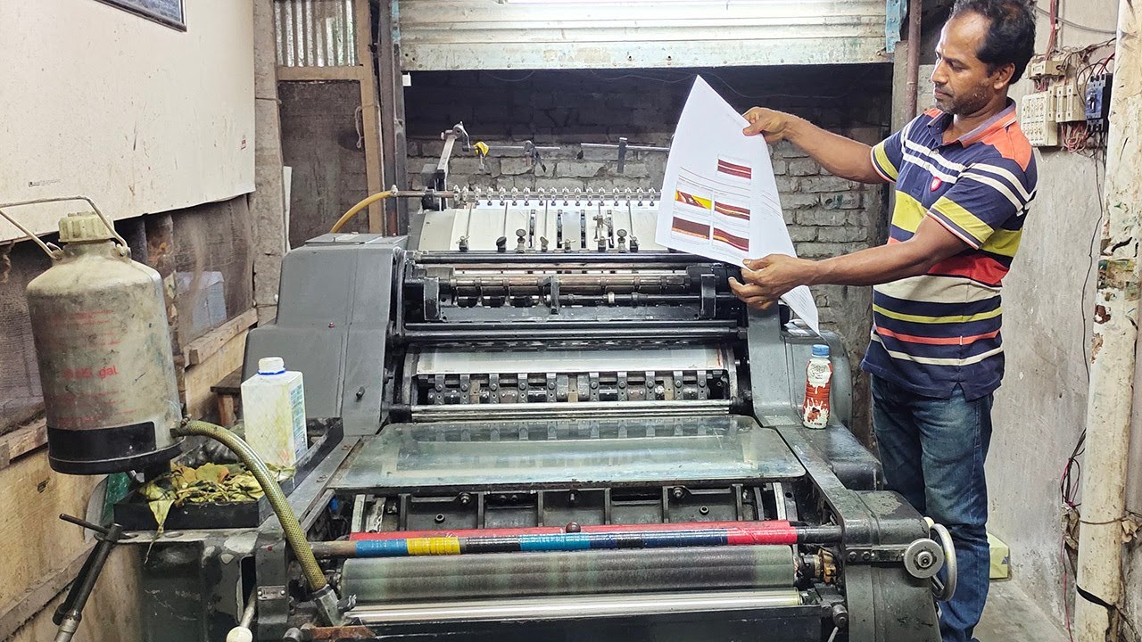 Heidelberg Kord Offset Printing Machine Printing Process in New Market