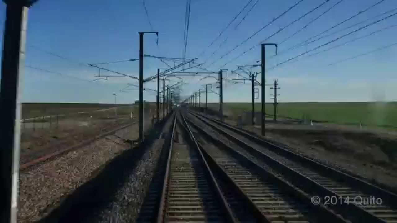 Timelapse TGV de Paris-Est à Metz-Ville