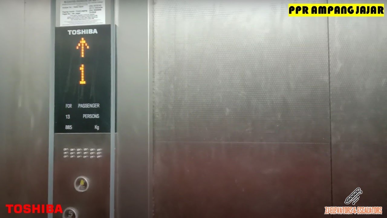 Toshiba Elevators at PPR Ampang Jajar (Block A) , Permatang Pauh, Penang, Malaysia.